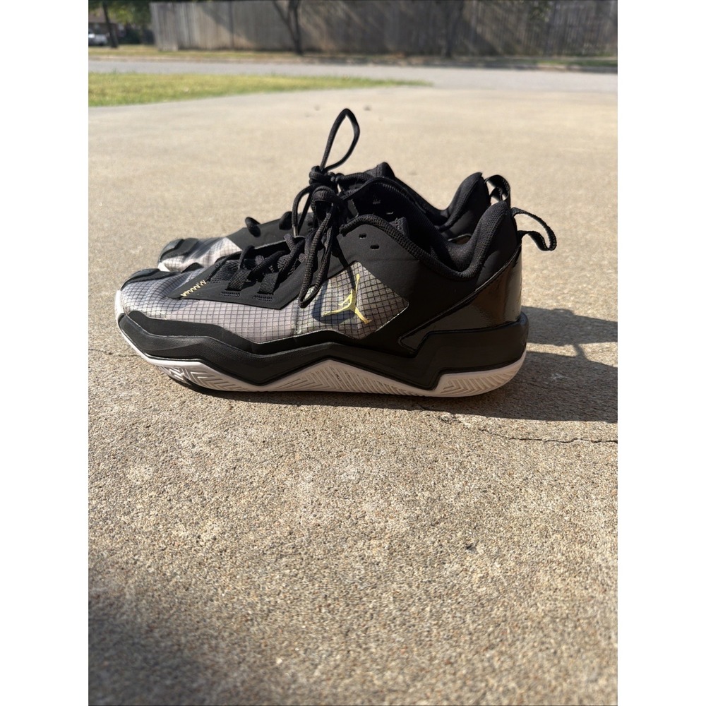 Nike Air Jordan One Take 4 Men's Size US 11 Black Gray Gold Sneakers DO7193-007